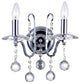 CWI Lighting 5507W12C-2 Valentina 2 Light Wall Sconce With Chrome Finish