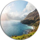 Hout Bay View From Chapman'S Peak, Round Wall Art, 23"
