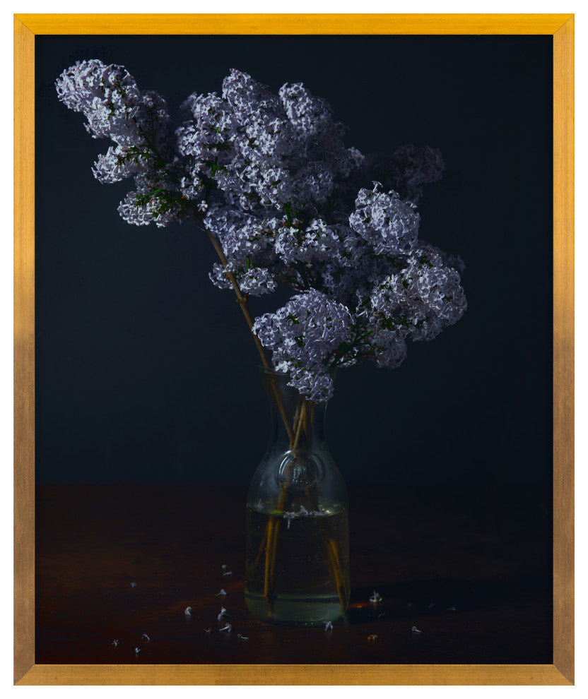 Lilac I Fine Art Print, Gold, 36"x28"