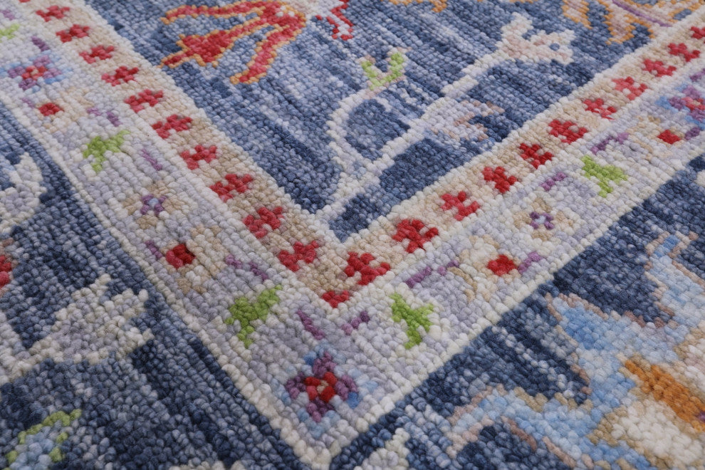 8' 1" X 10' 3" Turkish Oushak Handmade Wool Rug - Q13390