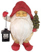 Santa Claus Withlantern And Tree