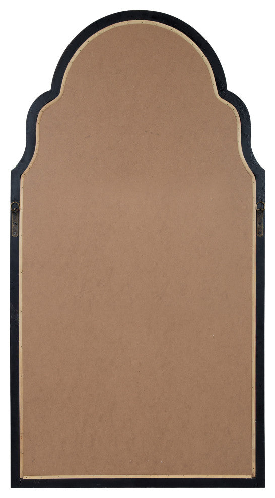Damara Moroccan Style Arch Mirror, White 26x48