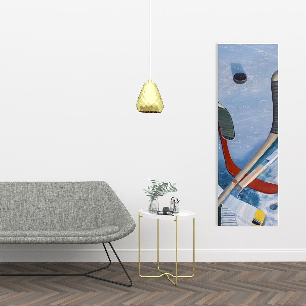 Hockey Sticks Painting Print on Wrapped Canvas