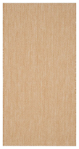 Safavieh Courtyard 8' X 11' Power Loomed Rug in Natural and Cream