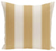 Striate Stripe Stripe Print Pillow, Gold, 20"x20"