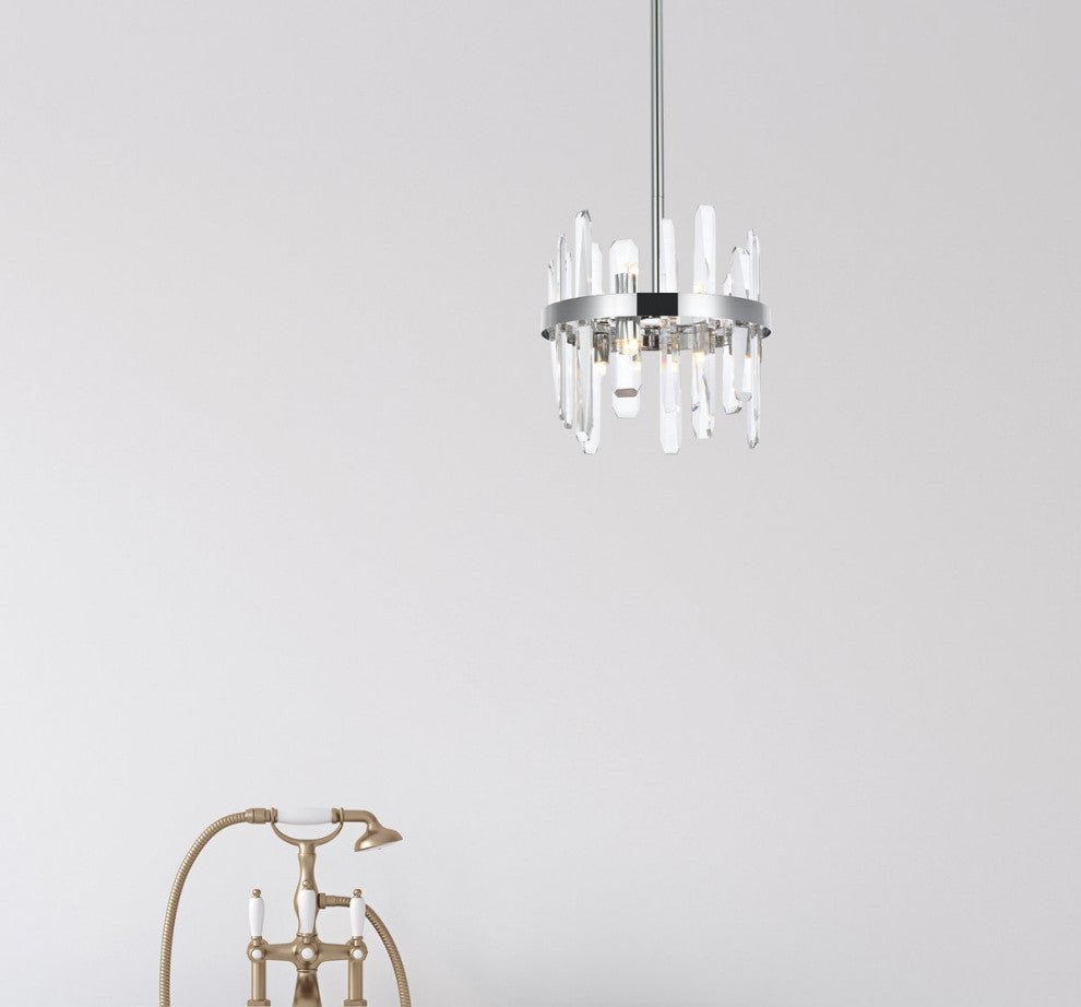 Modern Chrome 6-Light Pendant