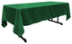 LA Linen Rectangular  Polyester Poplin Tablecloth, Emerald Green, 60"x126"