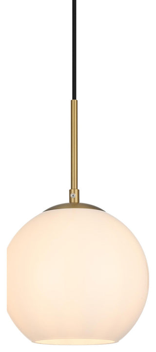 Elegant Lighting LD2207 Baxter 8"W Mini Pendant - Satin Gold