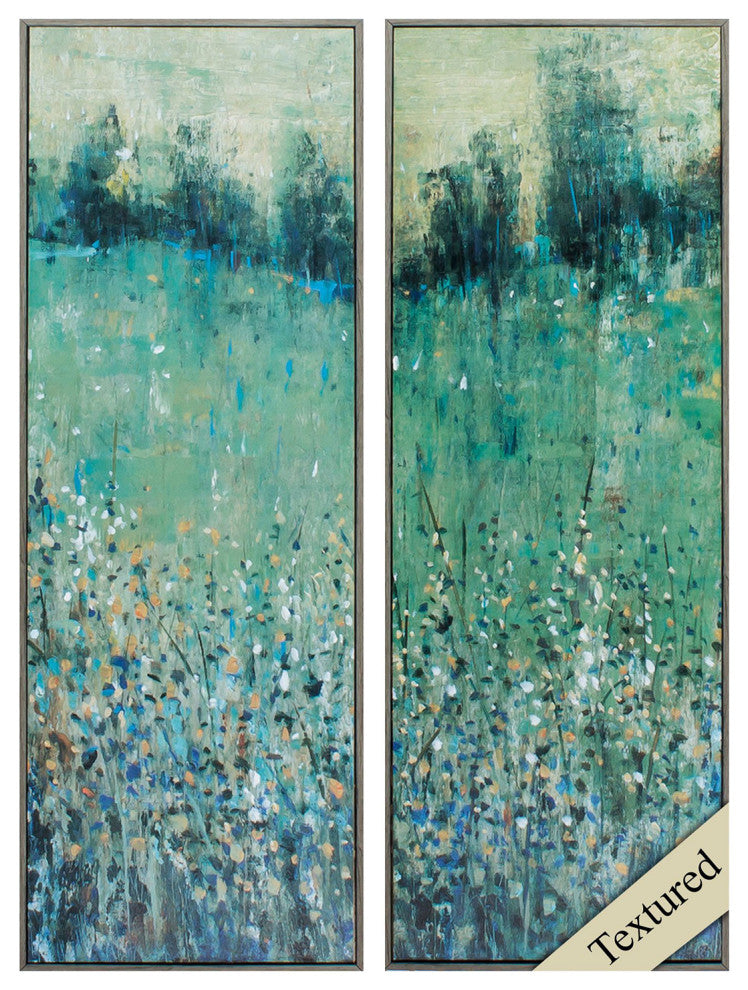 Lush Meadow Non-Glass Framed Art, 2-Piece Set