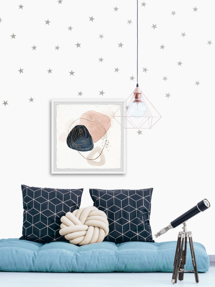 "Magnetic Field" Framed Painting Print, 18x18