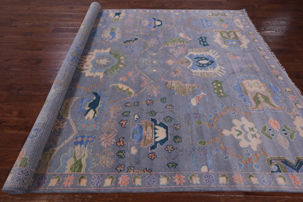 8' 1" X 10' 4" Hand Knotted Persian Fine Serapi Wool Rug - Q15390