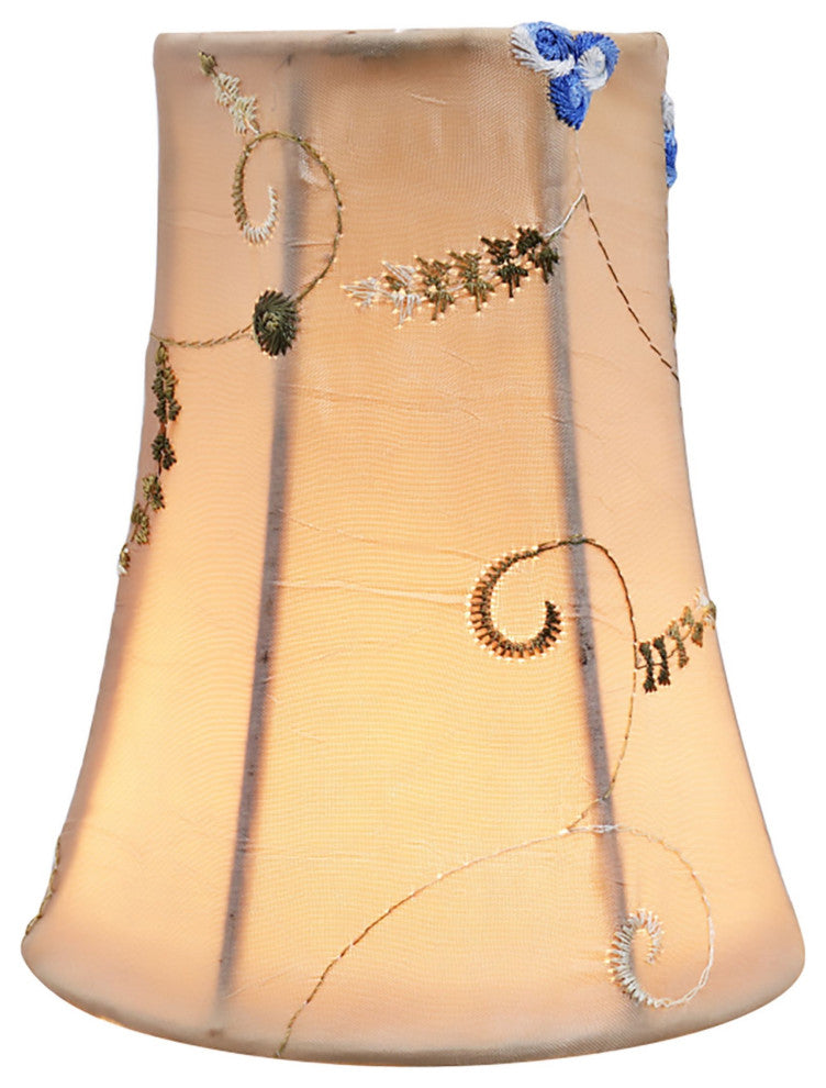 30241-6 Small Bell  Chandelier Clip On Lamp Shade Gold 2 1/2"x4"x5"