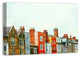 Colorful European Row Houses 20x30 Canvas Wall Art