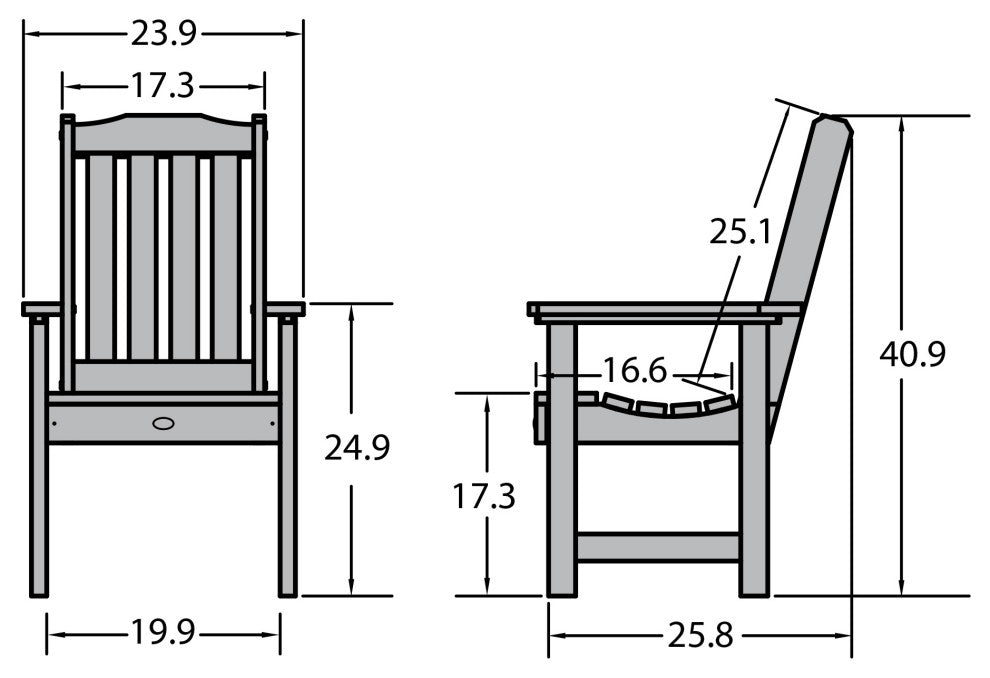 Springville Dining Arm Chair, Coastal Teak