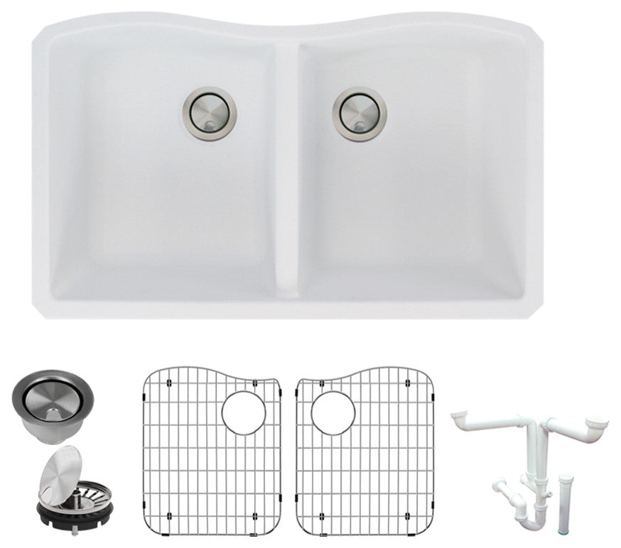 Aversa Granite 32" Kitchen Sink Kit