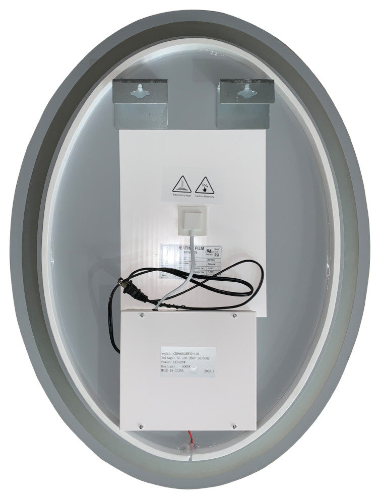 CHLOE Lighting SPECULO Back Lit LED Mirror 6000K, Daylight White, 28"