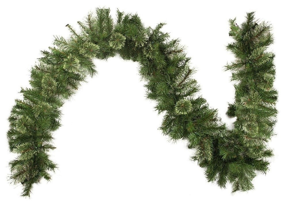 Cashmere Mixed Pine Artificial Christmas Garland, Unlit, 50'x14"