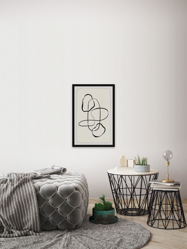 "Rail Track" Framed Painting Print, 16x24