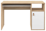 Oxford Desk, White/Oak