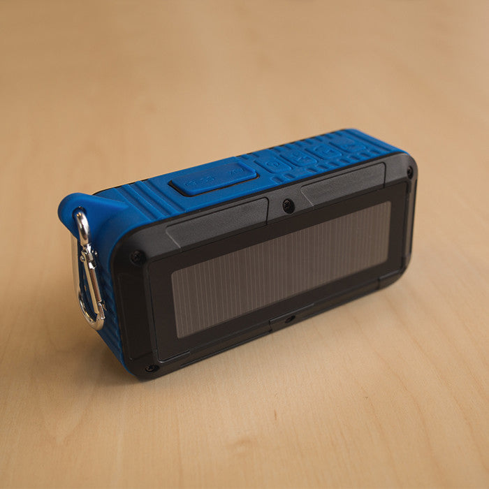 Rayjam Solar Bluetooth Speaker, Blue