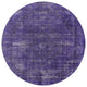 Ahgly Company Indoor Round Mid-Century Modern Area Rugs, 5' Round