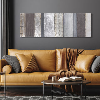 Fluid Textured Metallic Hand Painted Abstract Wall Art by Martin Edwards