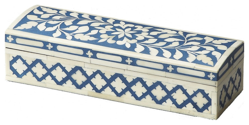 Blue Bone Inlay Storage Box