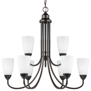 Generation Lighting 3120209 Seville 9 Light 28"W Chandelier - Brushed Nickel