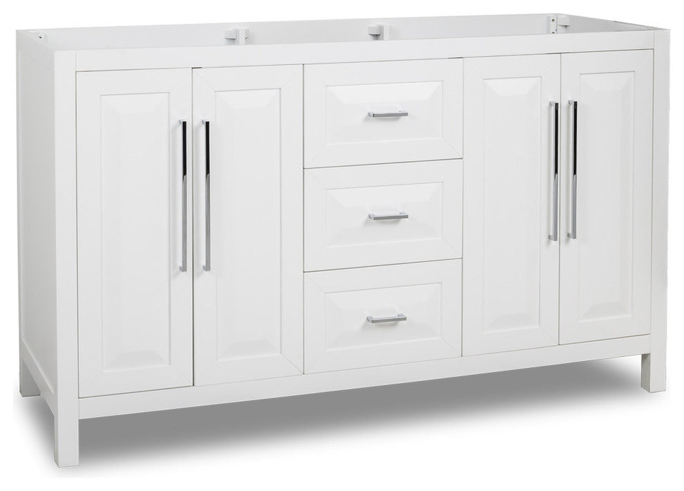 59" Cade Contempo White Vanity Base
