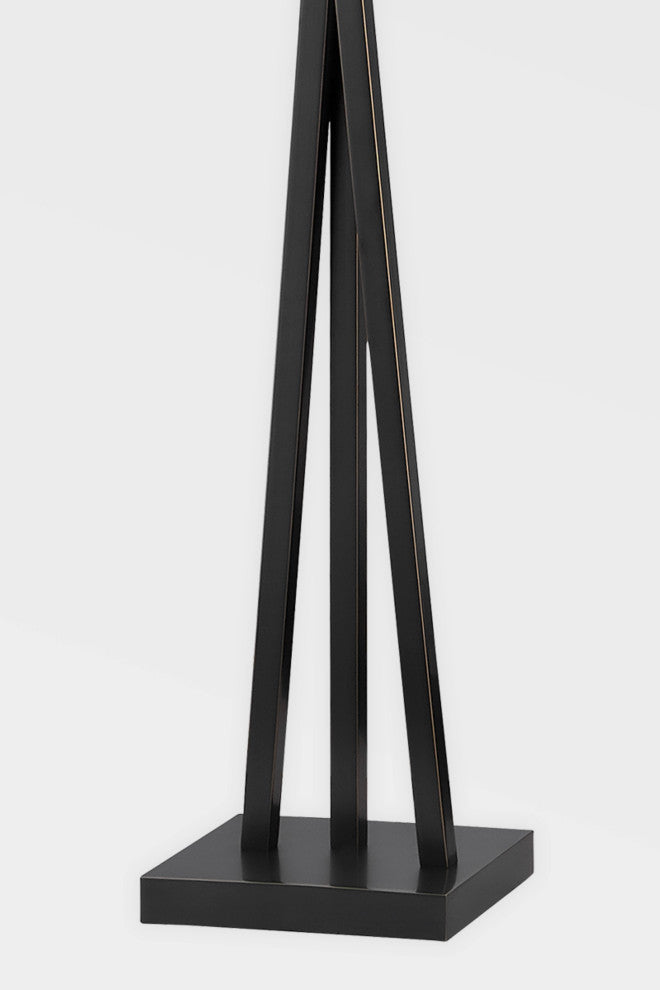 Gansevoort LED Floor Lamp, Gradient Brass Finish