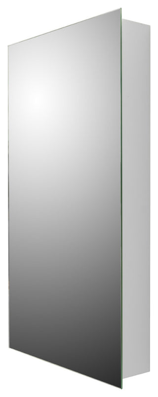 Euroline Medicine Cabinet, 13.5"x36", Polished Edge, Surface Mounted