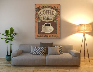 Coffee Blend IV' by Daphne Brissonnet, Giclee Canvas Wall Art, 40"x54"
