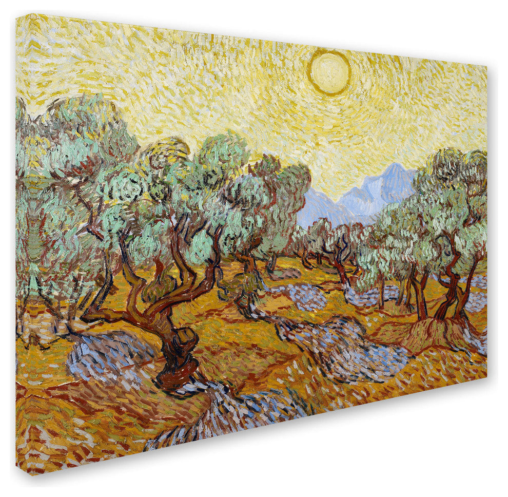 'Olive Trees, 1889' Canvas Art by Vincent van Gogh
