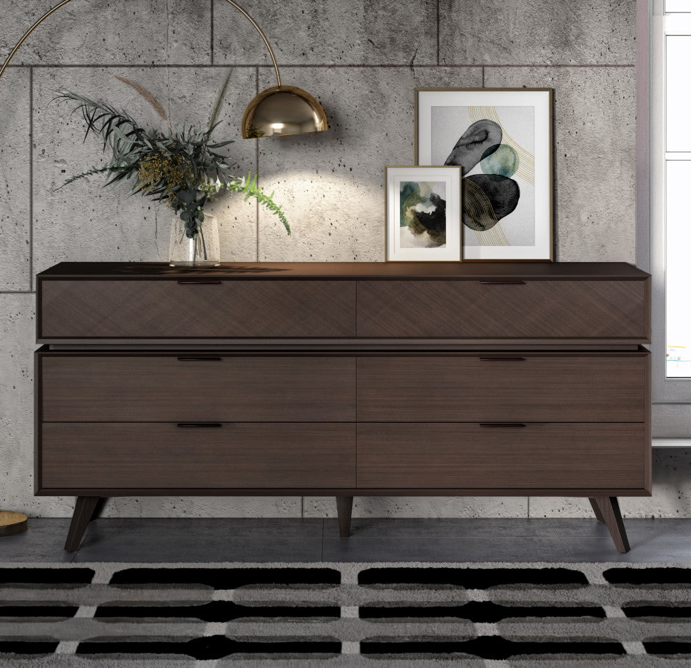 Modrest Roger Mid-century Acacia Dresser