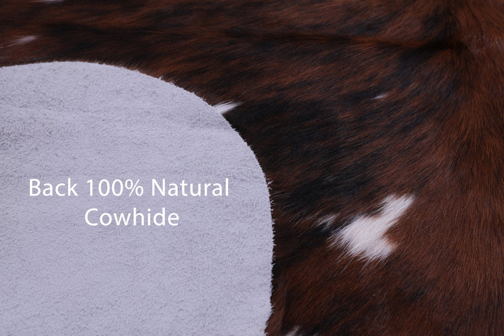 6' 8" X 5' 7" Natural Cowhide Rug C2281
