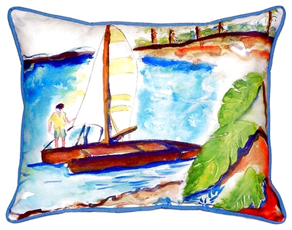 Catamaran Small Pillow, 11"x14" - Set of Two