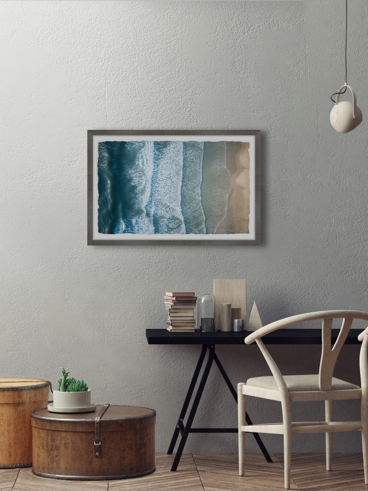 "Rhythm of the Sea" Framed Painting Print, 18x12