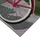 Esencia Summer Ride Indoor/Outdoor Mat Blue 1'11"x4'11"