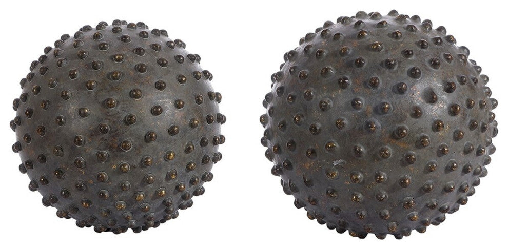 Safavieh Roni Set of 2 Decorative Ball Table Decor Brown