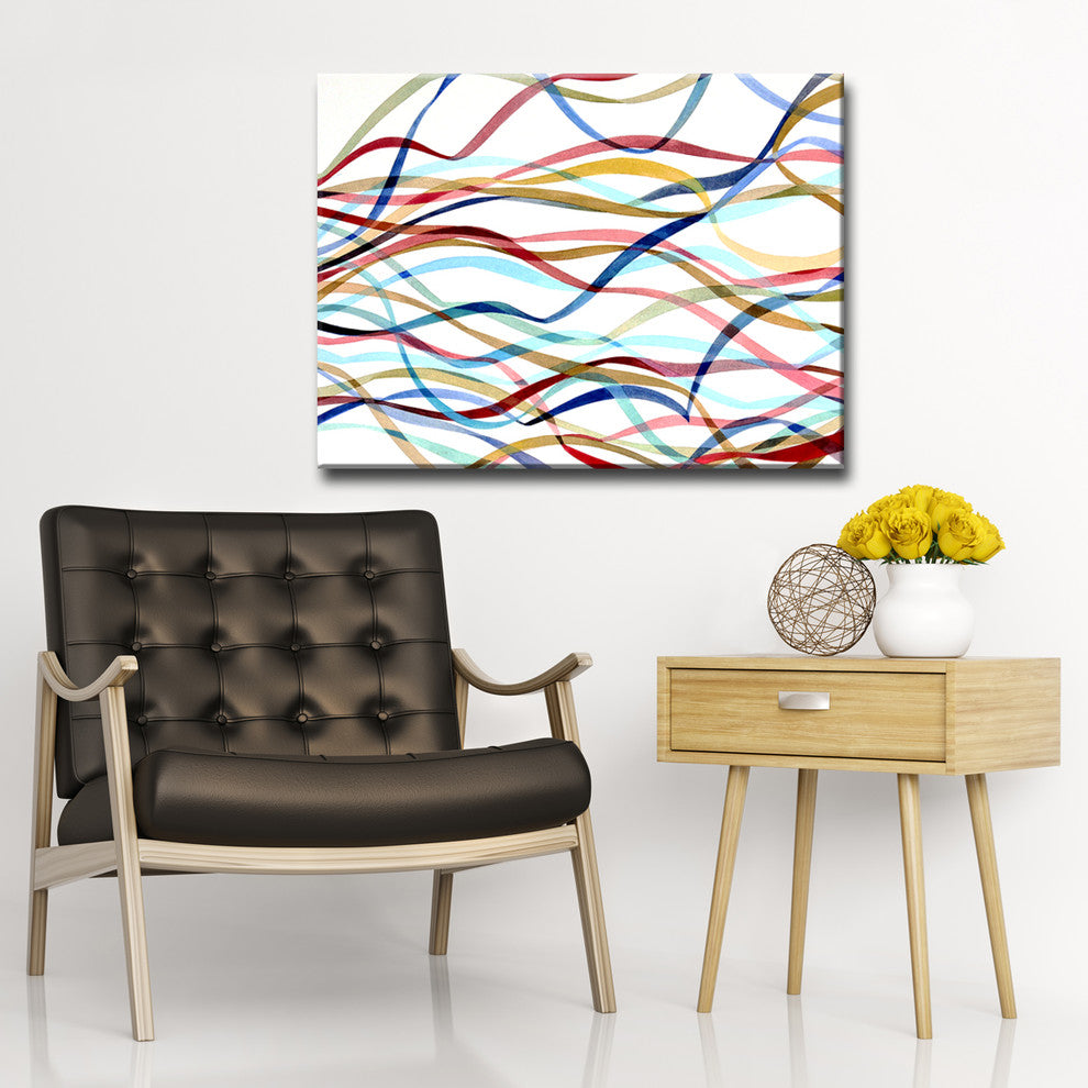 Ready2HangArt 'Streamers' by Normanyatt Jr. Art 20" 30"