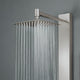 Orchid 39" H x 4" W 2-Jet Retro Shower Panel with Square Shower Head, Stainless Steel