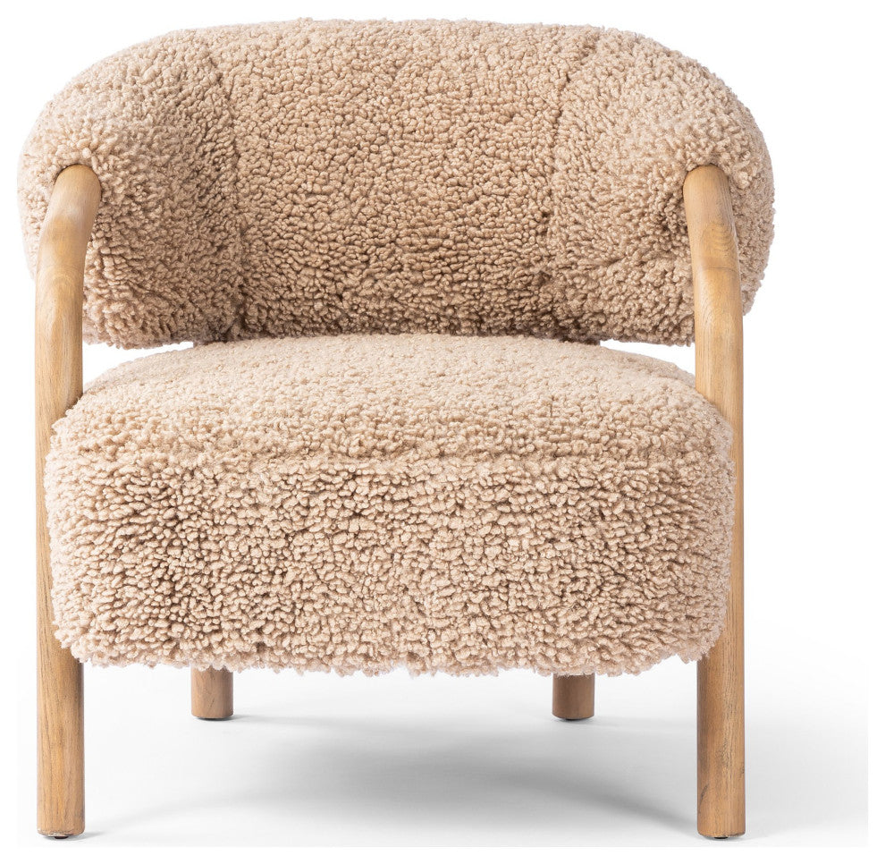 Brodie Chair Andes Toast, Smoked Grey