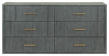Modrest Manchester- Contemporary Dark Gray Dresser