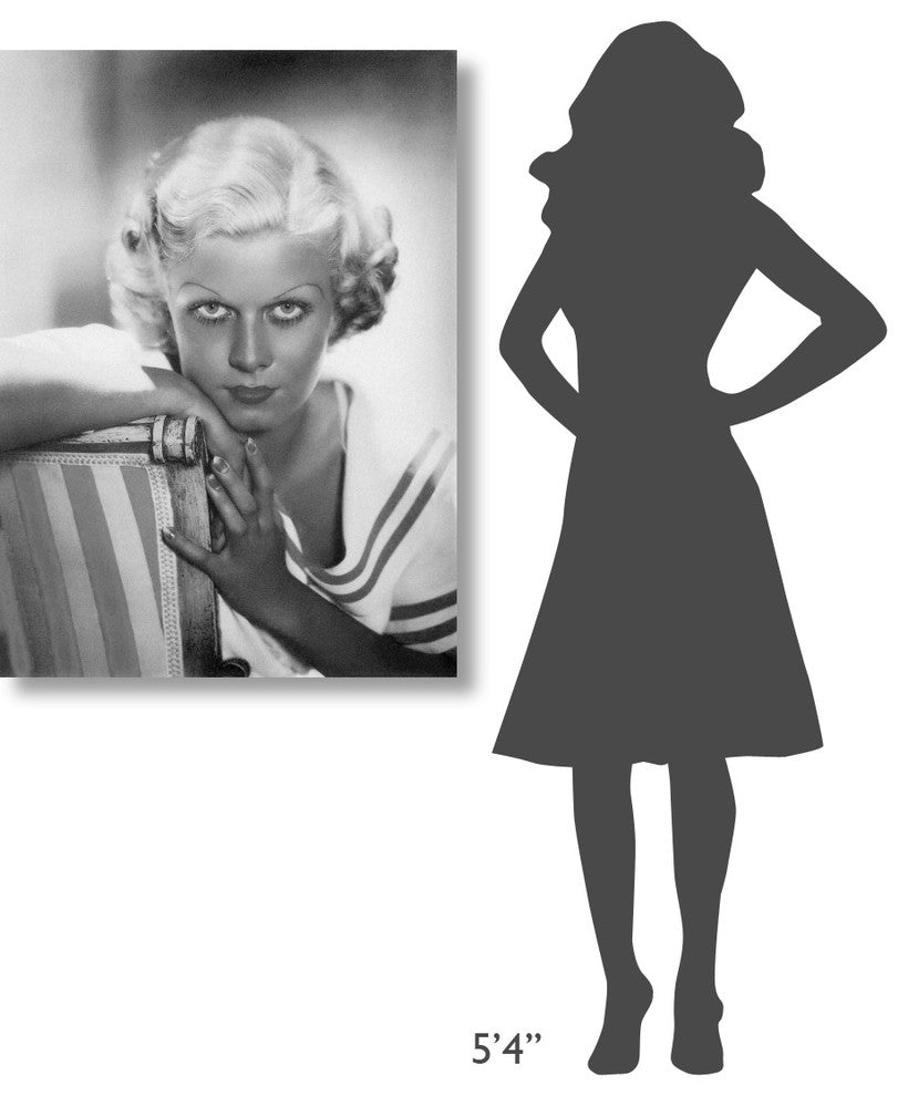 "Jean Harlow" Stretched Canvas Giclee by Hollywood Photo Archive, 29x40"