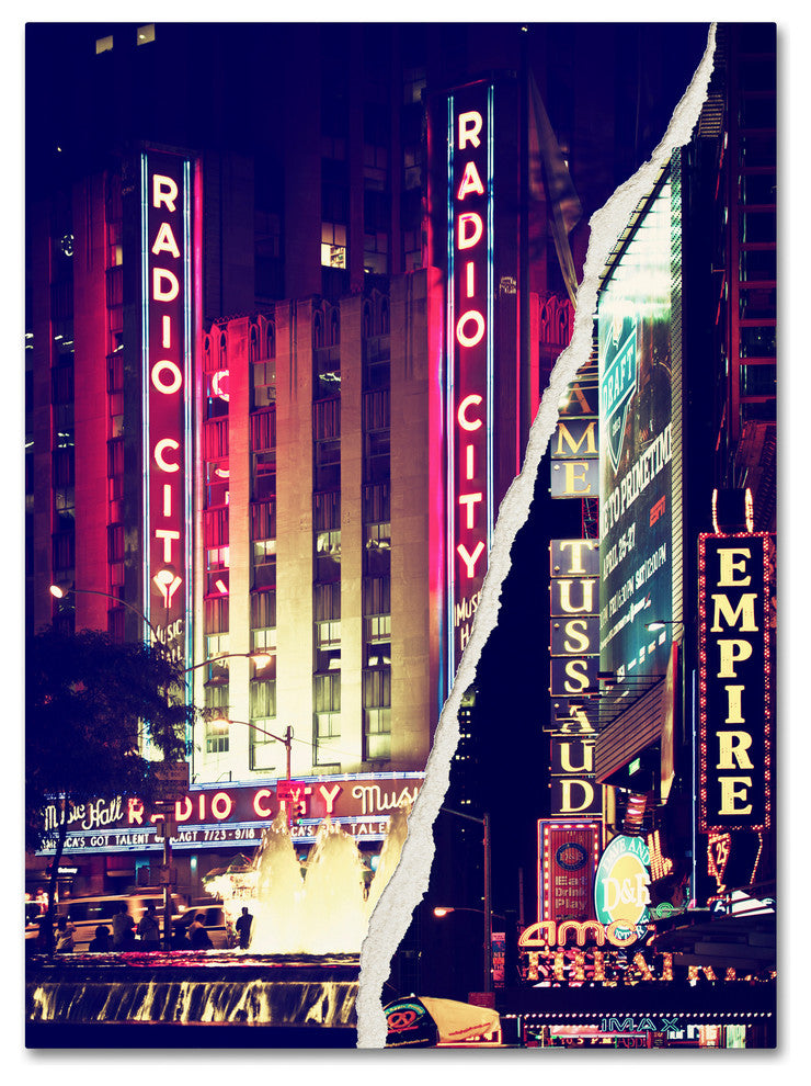 'Times Square Theater District' Canvas Art by Philippe Hugonnard