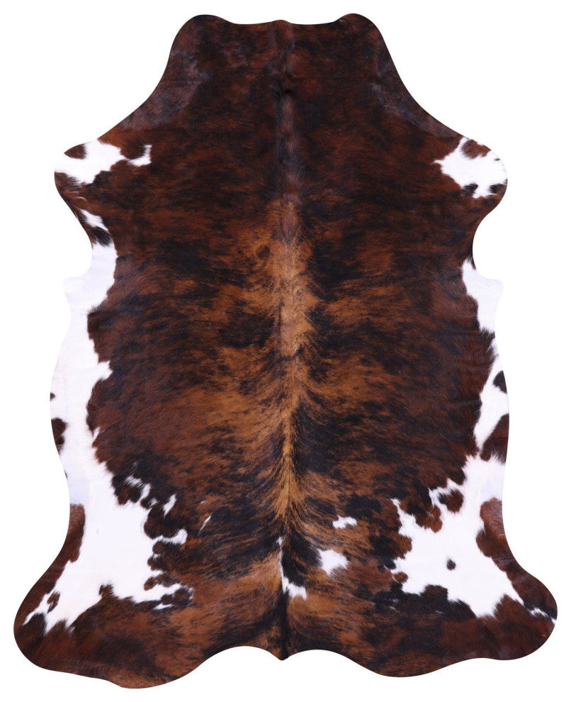 Organic Natural Hair-On Cowhide Area Rug 7' 1" X 5' 9" C1533