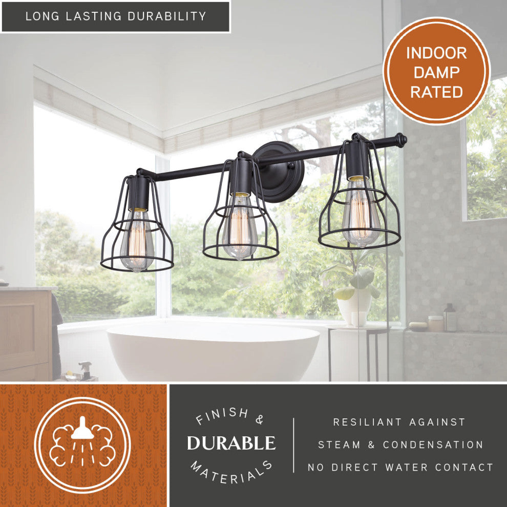Clybourn 3-Light Adjustable Vanity Oil Rubbed Bronze