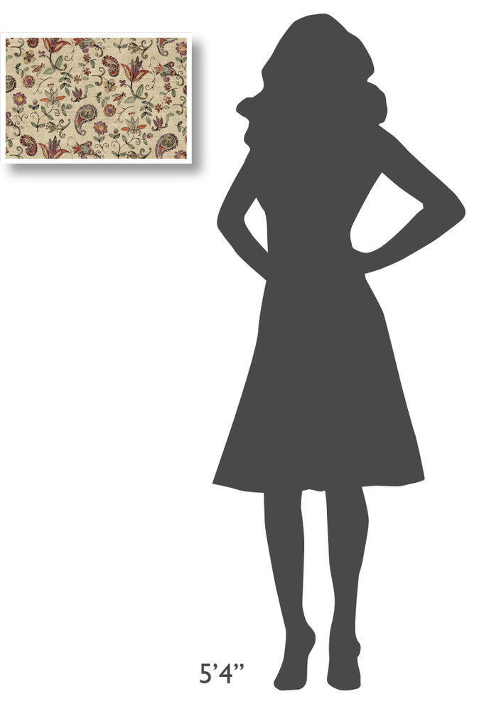 "Pretty Paisley I" Digital Paper Print by Anne Tavoletti, 20"x14"