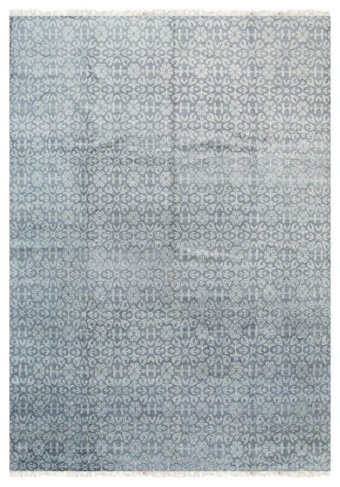 Gray Classic Modern Khotan Area Rug
