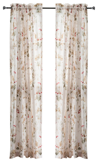 Ellis Curtain Sophia Crushed Taffeta Tailored Panel, Multi, 48"x63"